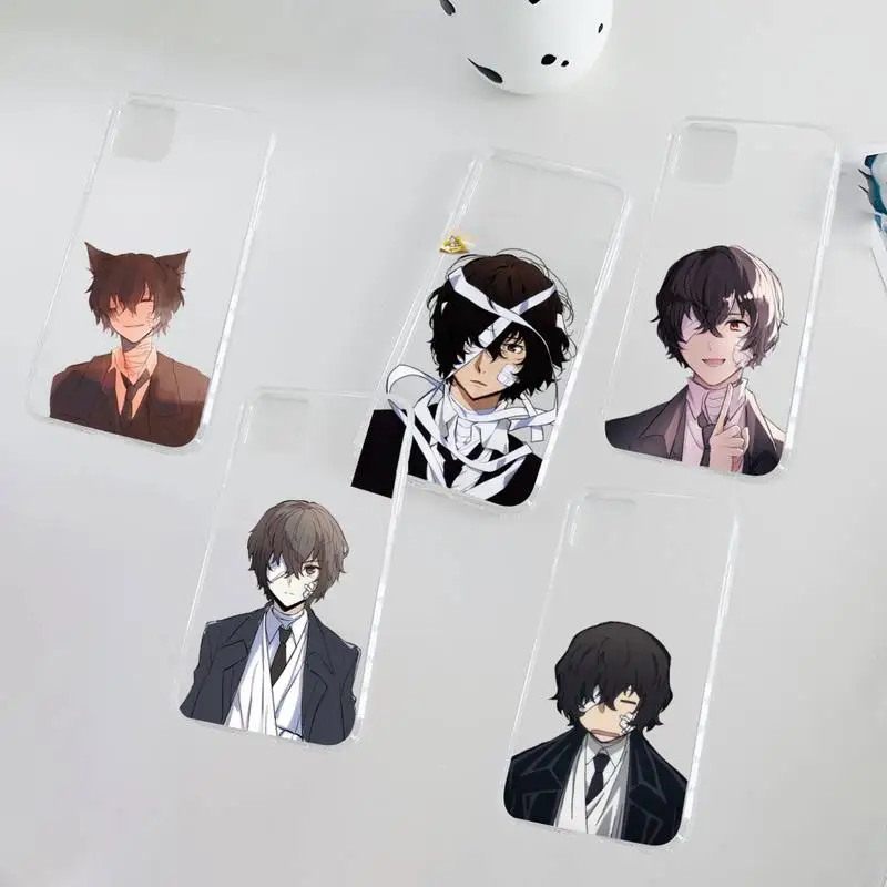 

Bungo Stray Dogs Phone Case Clear Transparent for iPhone 11 12 13 mini pro XS MAX 8 7 6 6S Plus X 5S SE XR 2020