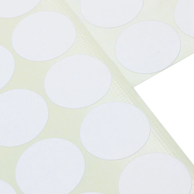 2 Set 19Mm Circles Round Code Stickers Self Adhesive Sticky Labels Black& White