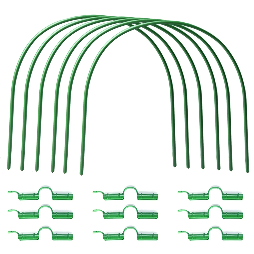 

Plant Holder Plamt Mulch Support Iron Durable Washable And Reusable For Raised Bed Garden Fabrics' Greenhouse Ring