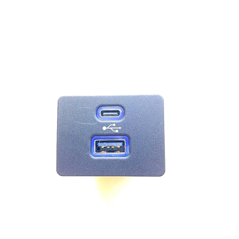 Оригинал для Ford Focus Lincoln SYNC 3 Type-C + USB Dual Media HUB Box модуль коробка хранения USB-порт