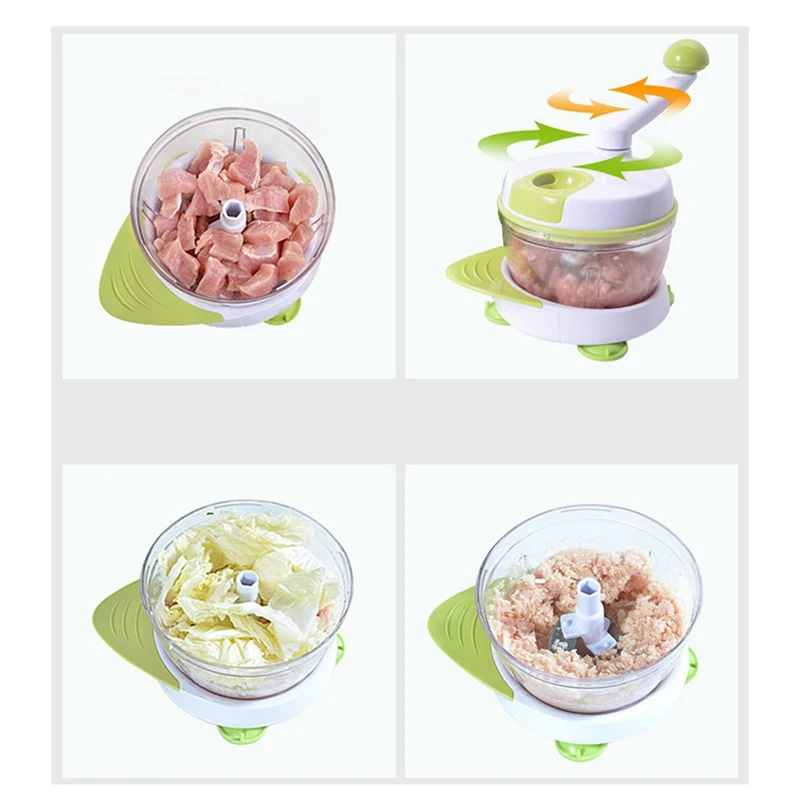 

Manual Meat Grinder Food Mincer Blender Sausage Maker Dumpling Filling Mixer Vegetable Food Supplement Cooking Machine