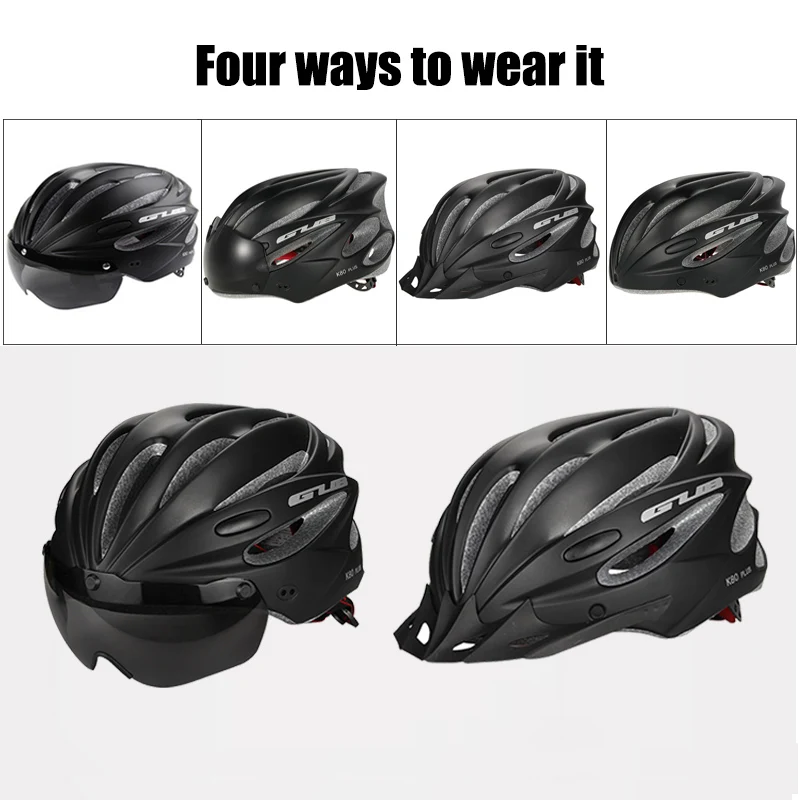 GUB велосипедный шлем с козырьком очки интегрированная форма удобный MTB