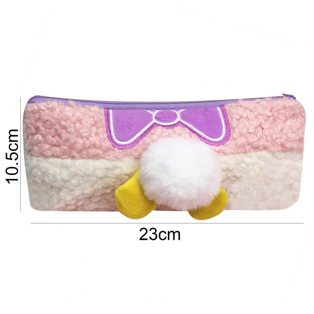 

Pencil Case Portable Lovely Soft Cute Plush Pencil Pen Pouch for Student
