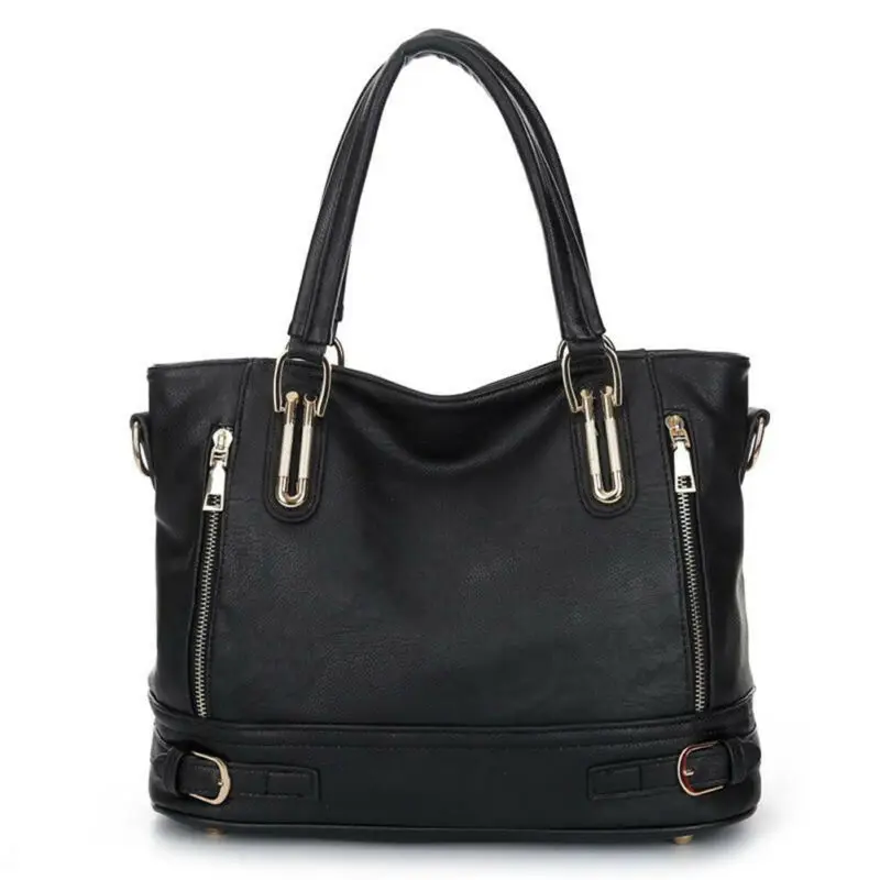 

Women Real Soft PU Leather Shoulder Bags Ladies Handbag Messenger Travel Tote