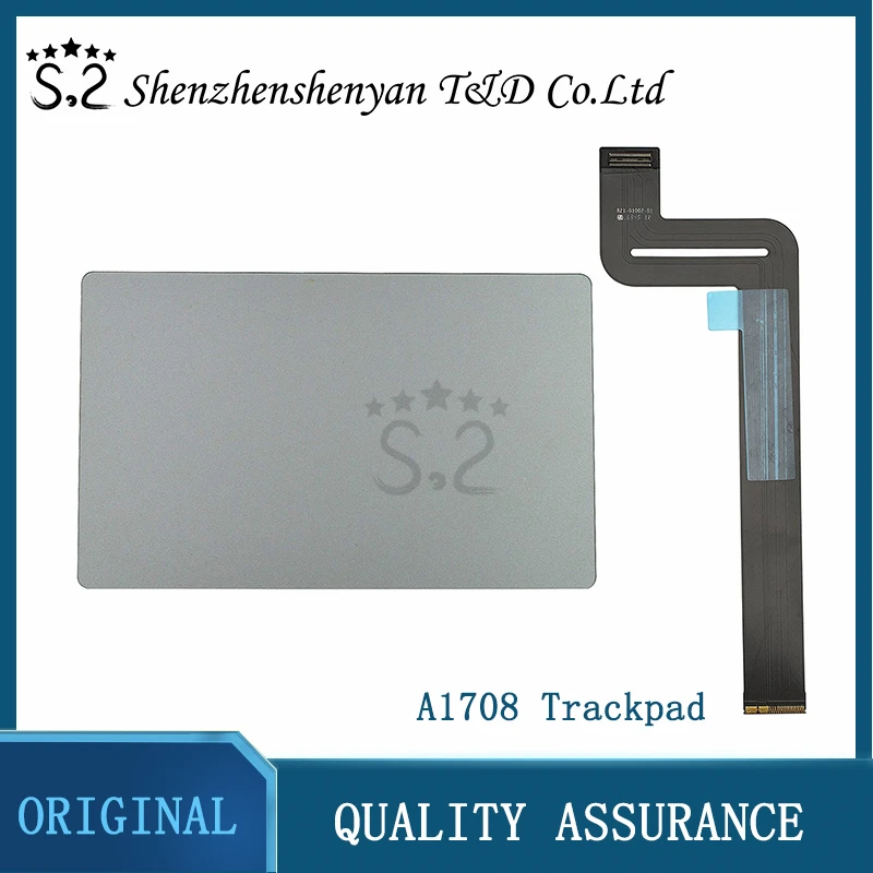

Original Gray Space Gray/Silver Color A1708 Touchpad Touchpad With Cable For Macbook Pro Retina 13.3 '' A1708 Trackpad 2016 2017