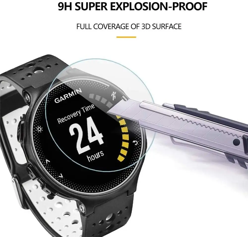 Закаленное стекло 5 шт./лот Защита экрана для Garmin Forerunner 225 235 620 735XT 935 935xt 630 Vivoactive HR S60