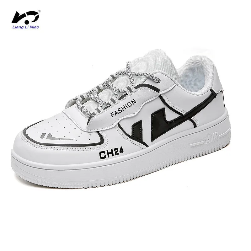 

Men's Luminous Low-Top Leather Casual Shoes Couple's Shoes Flat Lace-up Comfortable Men's Shoes men designer sneakers for men