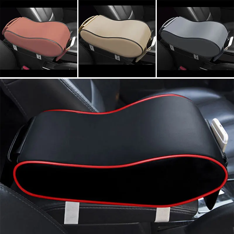 

Vehemo PU Leather Armrest Box Auto Armrest Pad Armrest Pad Center Console Protective Cushion Cover Decoration Armrest Box Pad