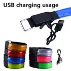 Наручный спортивный наручный браслет для ночного бега с USB-зарядкой