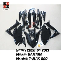 zxmt motorcycle scooter bodywork full fairing kit panel for 2020 2021 yamaha t max 560 techmax oem dx tech all glossy black