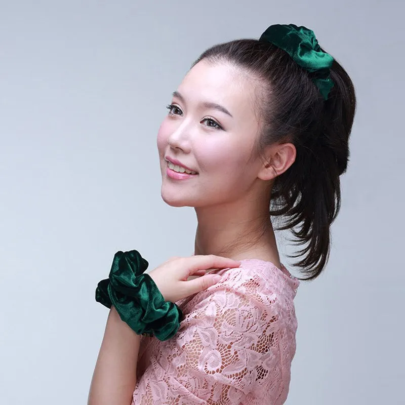 19 видов цветов бархатные резинки для женщин и девочек эластичные резиновые ленты