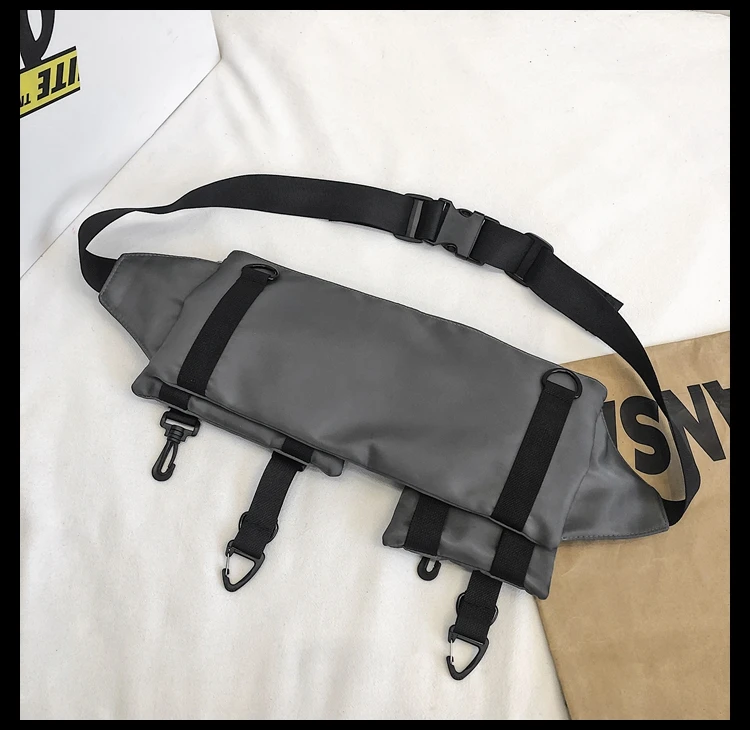 

Chest Bag Fashion Brand Functional Messenger Bag Tactical Bag Shoulder Bag Street Hip-hop Tooling Bag Personalized Waist Bag