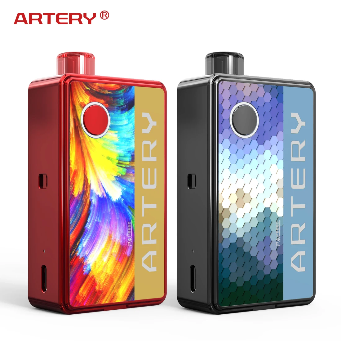 

Высокое качество артерия PAL 60 Вт Pod Mod Kit с 3 мл емкость бак один 18650 батарея сменная катушка электронная сигарета комплект