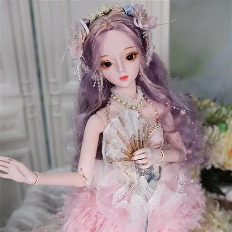 62 см BJD кукла 1/3 шарнир тела ручная роспись набор для макияжа с одеждой обувь ювелирные изделия и Подарочная коробка SD куклы высокого качества игрушка