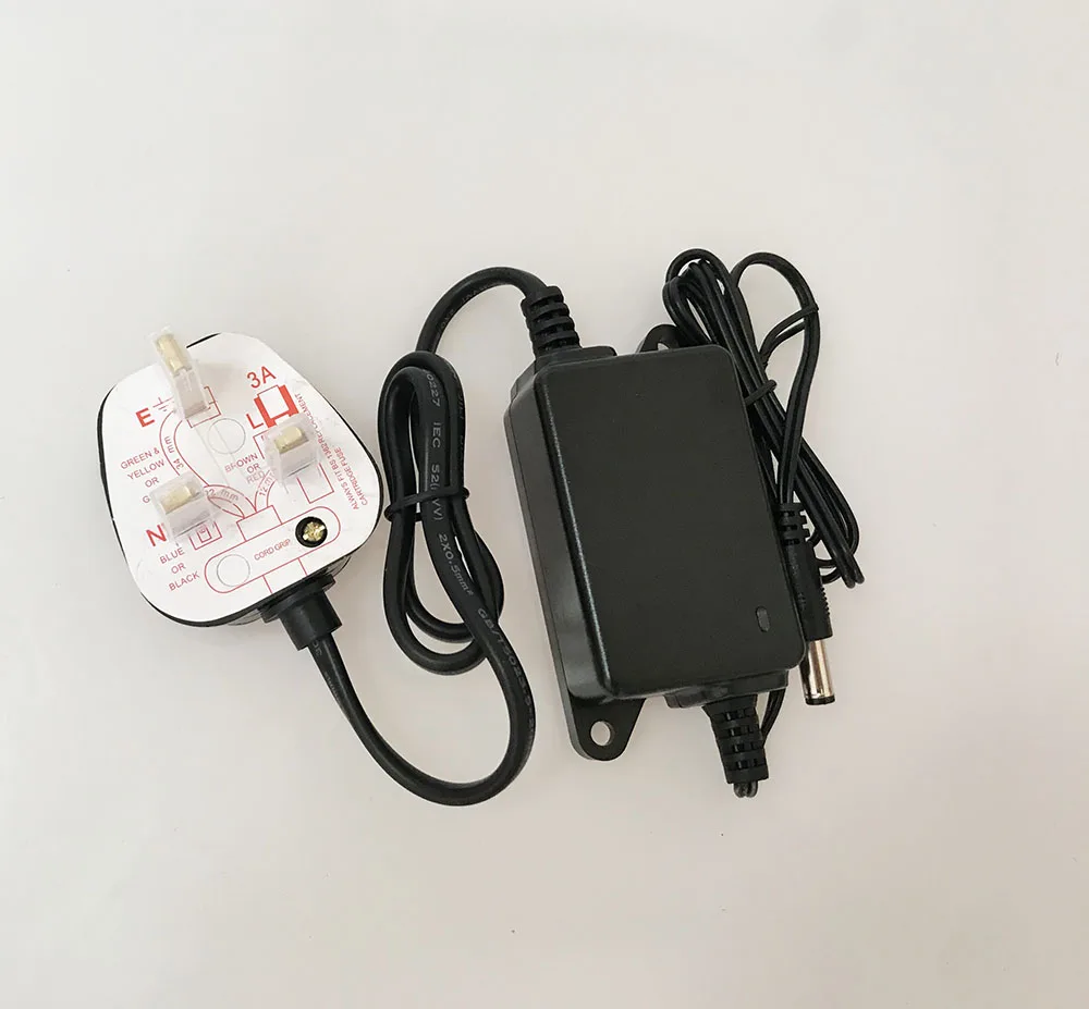 Сетевой видеорегистратор Dahua 12V 1A DC Мощность адаптер PFM321D Великобритании со