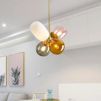 modern glass ball pendant lights for dining room indoor home kitchen fixtures hanging lamp bar restaurant decor luminaire luster