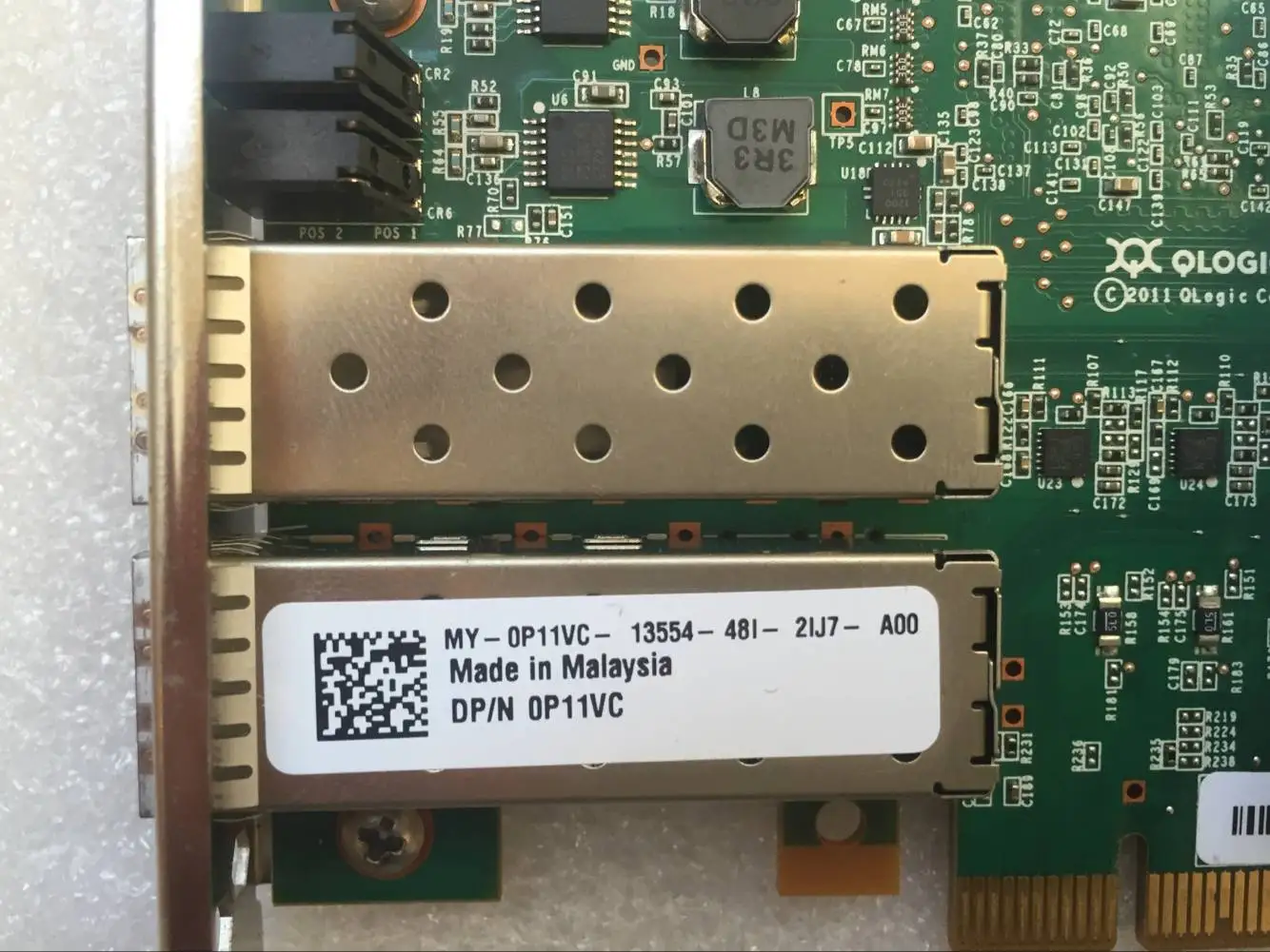 Двухпортовая сетевая карта DELL QLOGIC QLE8262-CU-DEL 10 ГБ-P11VC для POWEREDG | Компьютеры и офис