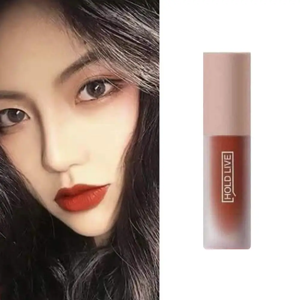 HOLD LIVE Matte Lipstick Professional Lips Makeup Color Nude Korean Long-lasting Lip Beauty Stick Party Optional