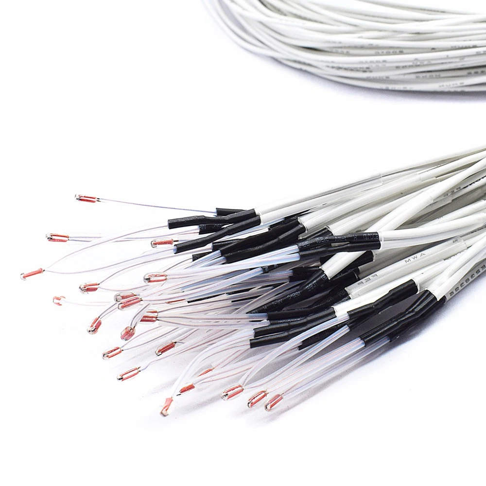 5 шт. 100K ohm NTC 3950 Термисторы датчики с кабелем для 3D принтера Mend деталь аксессуары