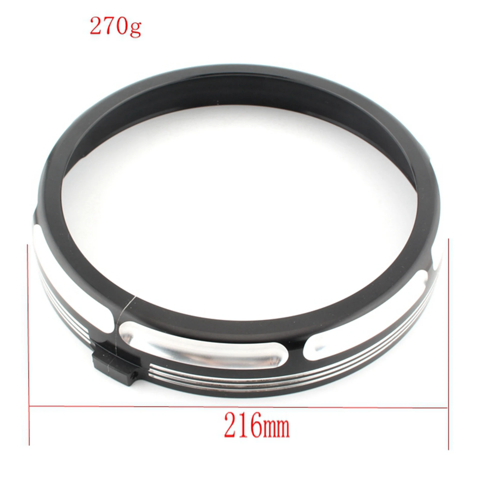 

CNC 7' Headlight Trim Ring for Harley Touring Electra Glide 1996-Later