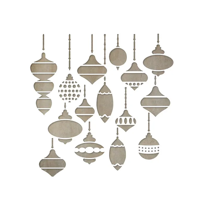 

2021 Christmas Baubles Stencils for Scrapbooking Stamp Make Photo Album Decorative Embossing DIY Paper Greeting Cards Albums