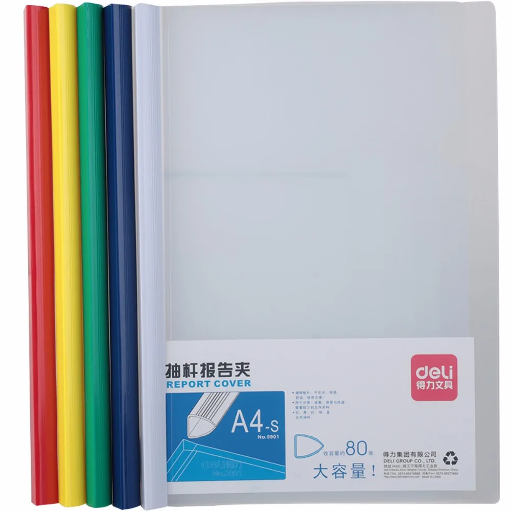 DL силы 5901 насосной штанги большая емкость Толстая папка 100 A4 выдвижной ручкой для