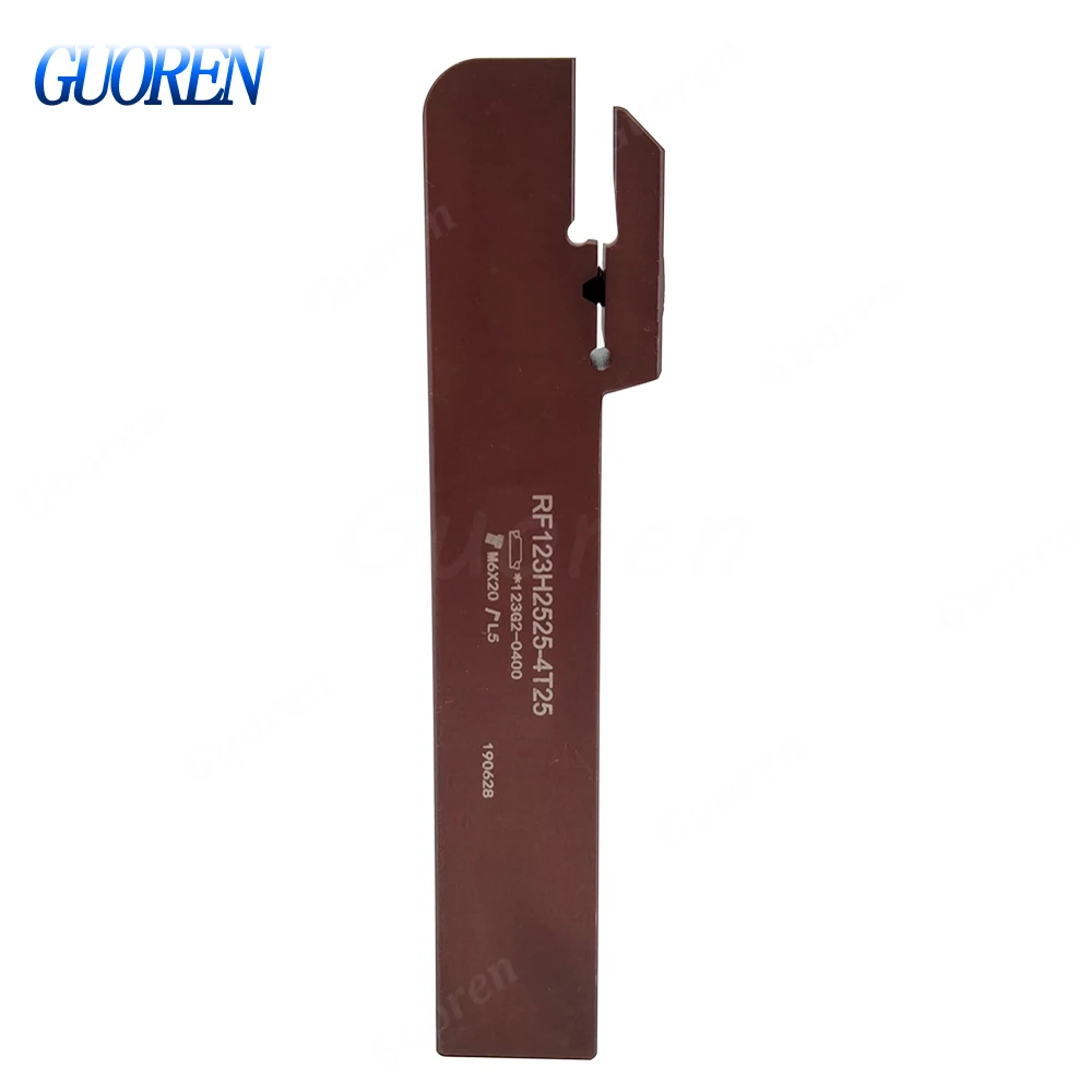 

High quality RF123H2525-4T25 CNC External Grooving Tool holder for N123G2-0400 Carbide insert