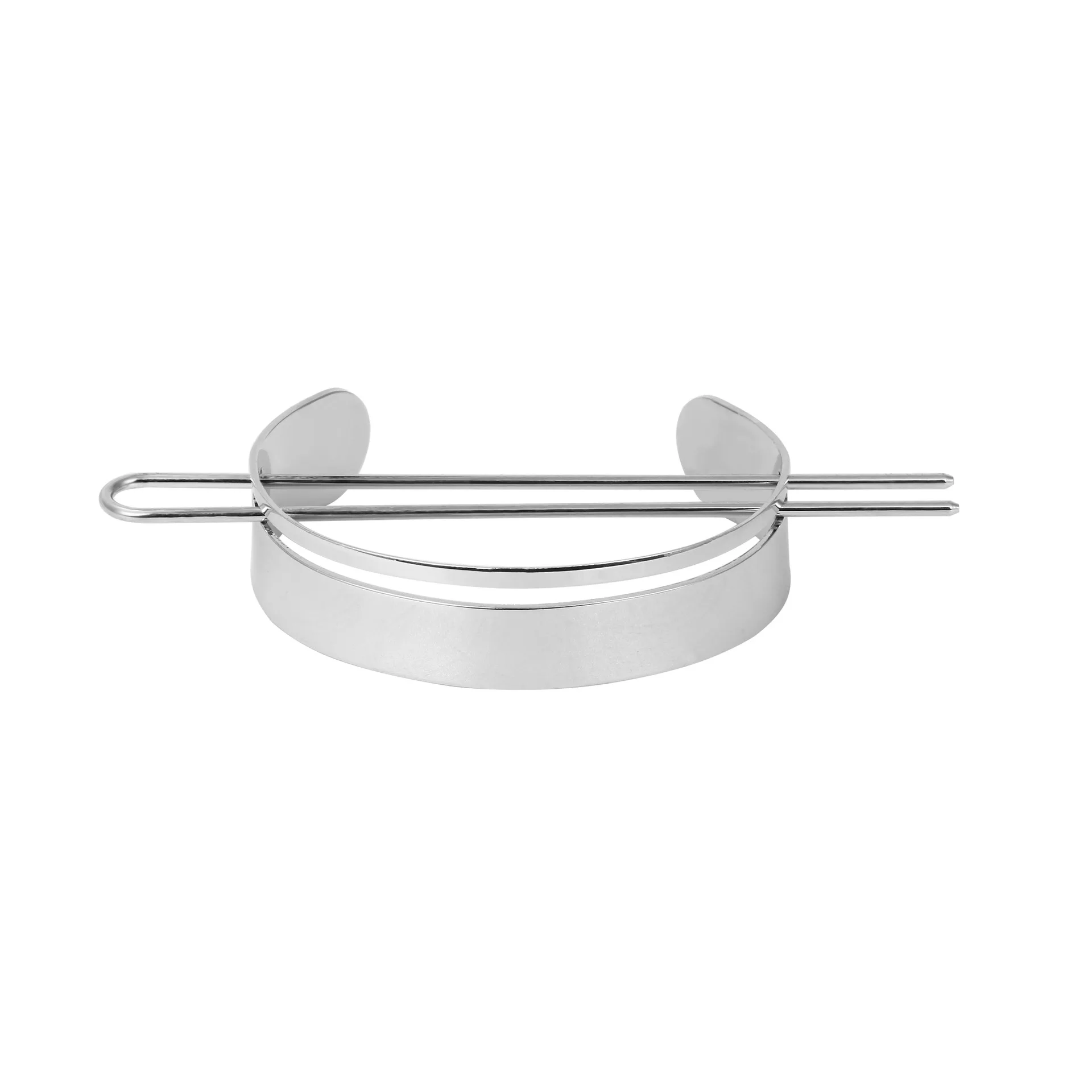 

NEW Women's Smooth Hairpin Alloy Metal U-Shaped Cross Hair Bands Female Hair Accessories