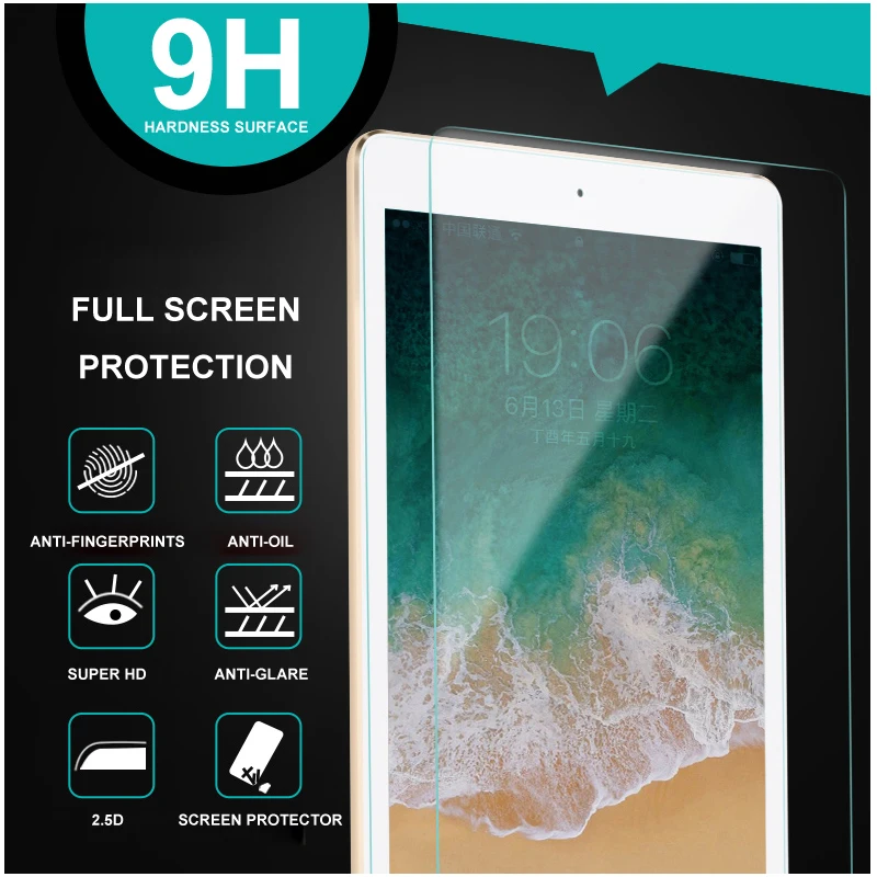 [В 2 упаковках] ультрапрозрачное закаленное стекло для экрана iPad Air 4 10 9 дюйма 0 3 мм
