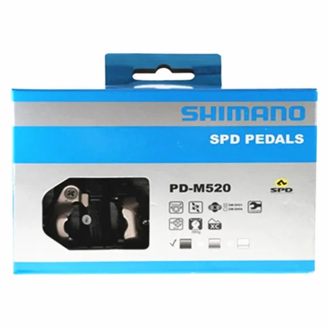 SHIMANO PD-M520/PD-M540 замок шаг горный велосипед самоблокирующаяся педаль с SH51 замок часть может добавить PD22 Замок кусок абсолютно новая коробка
