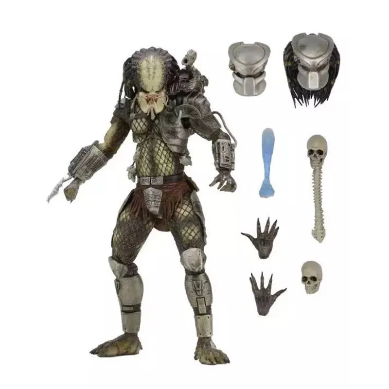 

OriginalNECA Action Figure 18cm Predator P1 Jungle Hunter 2.0 Ultimate Deluxe Edition 7 Inch Joints Movable Model Doll Toy Gift