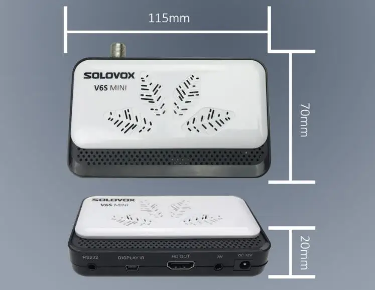 SOLOVOX V6S мини DVB-S2 дополнительный WI-FI 3G модем 1080P спутниковый ТВ приемник Cam Мощность