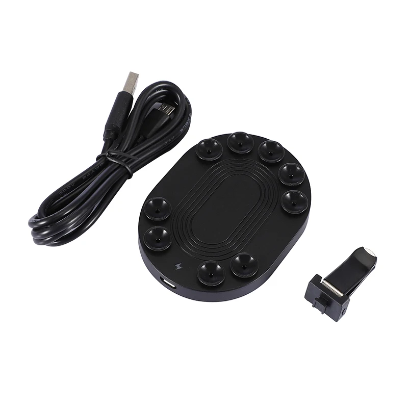 Универсальное беспроводное автомобильное зарядное устройство на присоске Qi