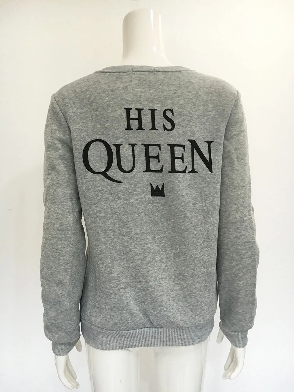 The King The Queen Hoodies Sweatshirts EuropeTops 2022 Women Casual Kawaii Harajuku Kpop Sweat Punk For Girls Clothing Korean