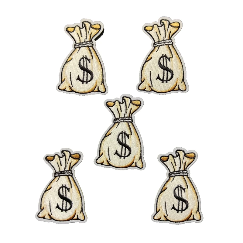 Нашивки с вышивкой в виде долларов оптовая продажа дешевые нашивки сделай сам на
