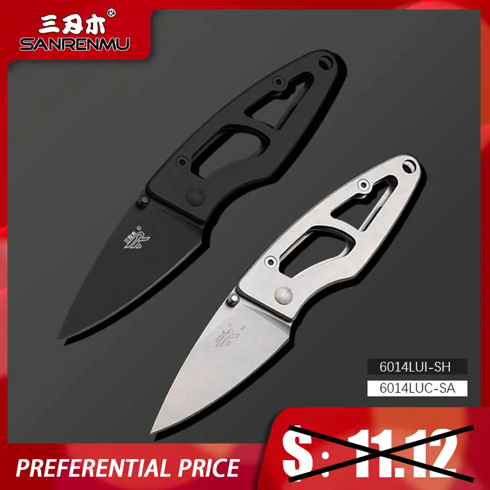 SANRENMU 6014 8Cr13Mov Портативный нож для кемпинга охоты рыбалки выживания тактический