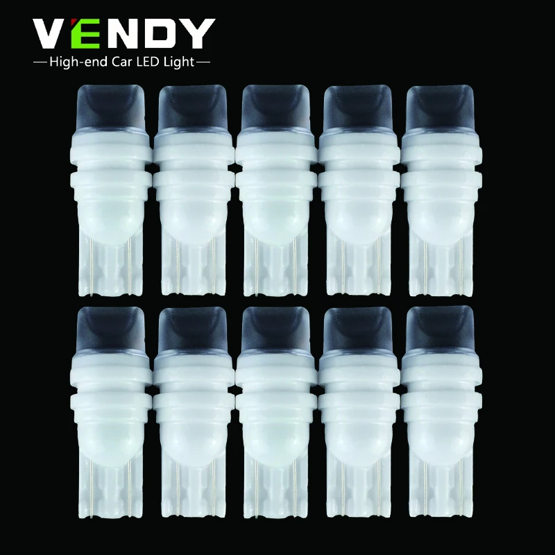Автомобильная светодиодная лампа с керамическими линзами W5W T10 10 светильник для vw