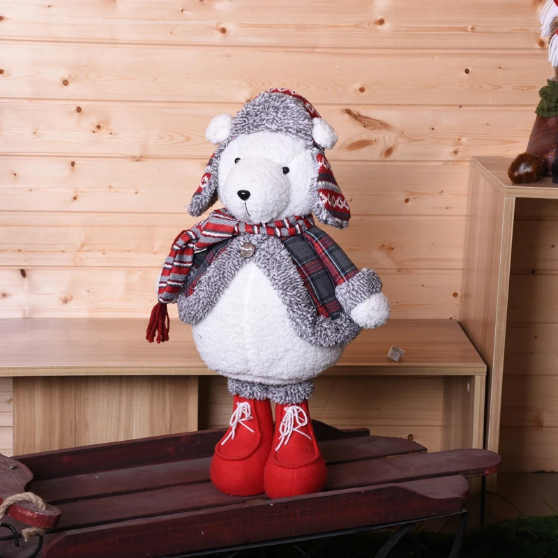 Большие navidad куклы мышки рождественские украшения Navidad фигурка медведь рождественские украшения для дома год adornos de navidad