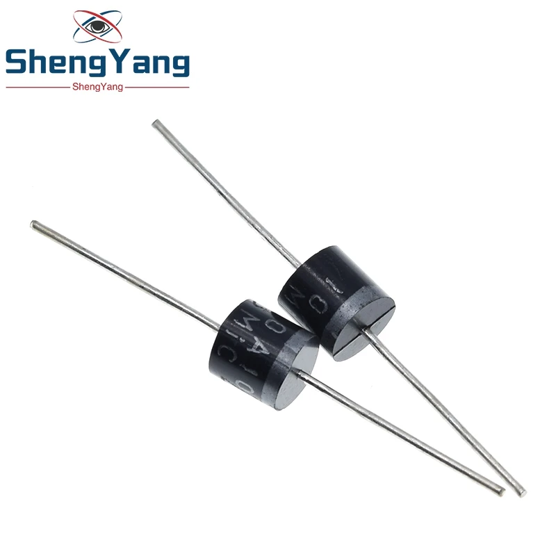 10 шт электрическая осевой выпрямительный диод 10A10 R-6 DIP 10A 1000V 10a10 | Электронные