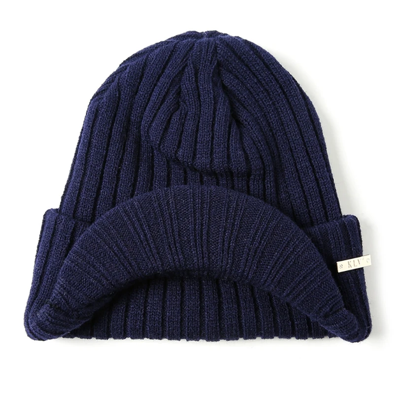 Мужские и женские зимние шапочки, шапка Skullies, зимняя теплая вязаная шапка с козырьком
