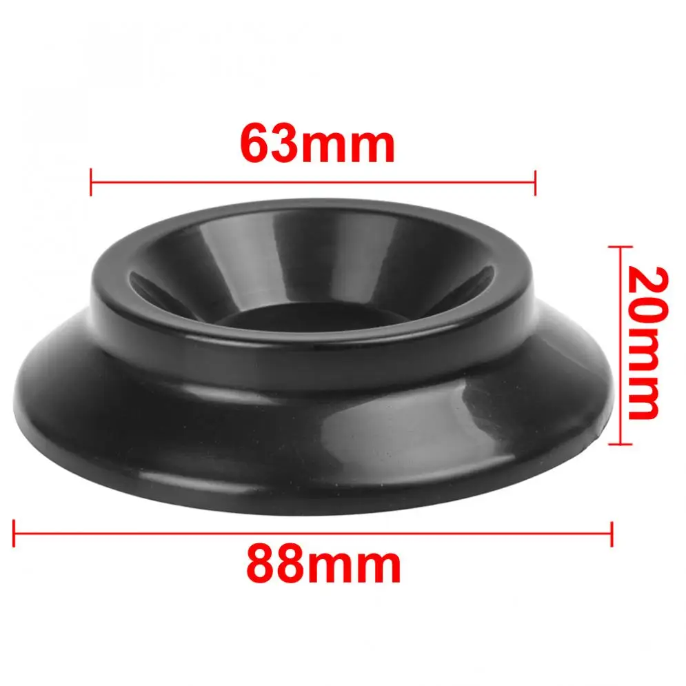 4 шт. черные вертикальные коврики для фортепиано ролик чашки аксессуары