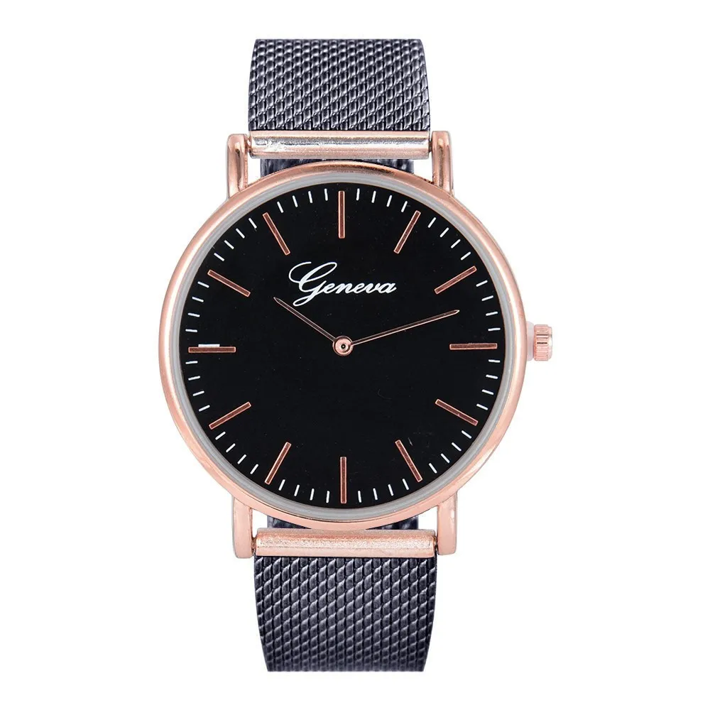 

Men Luxury Stainless Steel Quartz Sport Plastic Band Wrist Watch Couple Watch Dames Horloge Kijk Maar