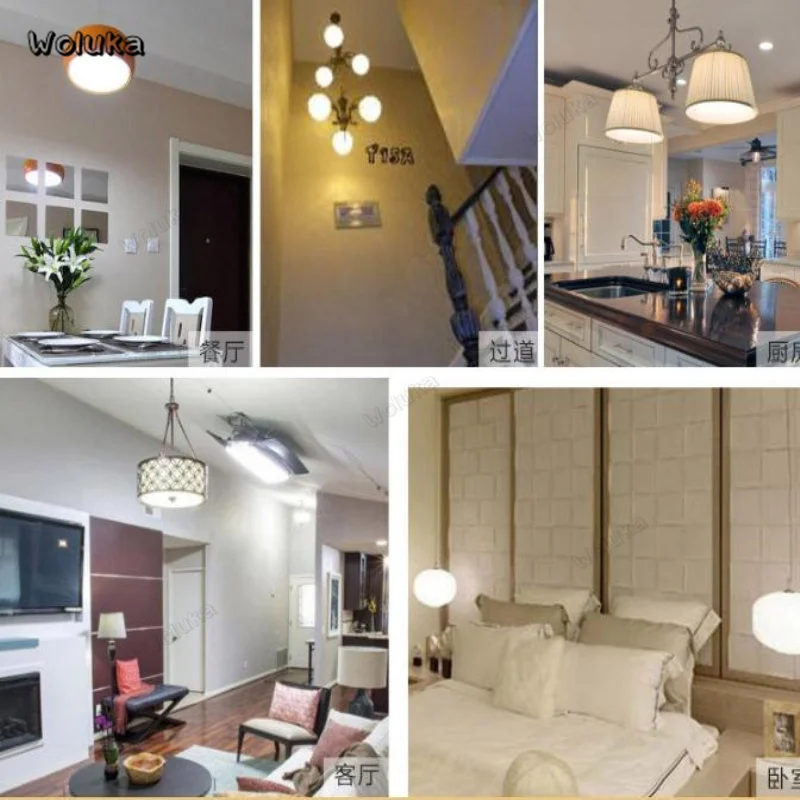 5 шт./лот 6 Вт E27 светодиодная цветная Волшебная вращающаяся шаровая лампа RGB