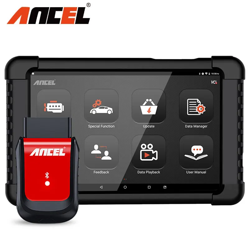 Автомобильный диагностический сканер Ancel X6 OBD2 Bluetooth устройство для полной