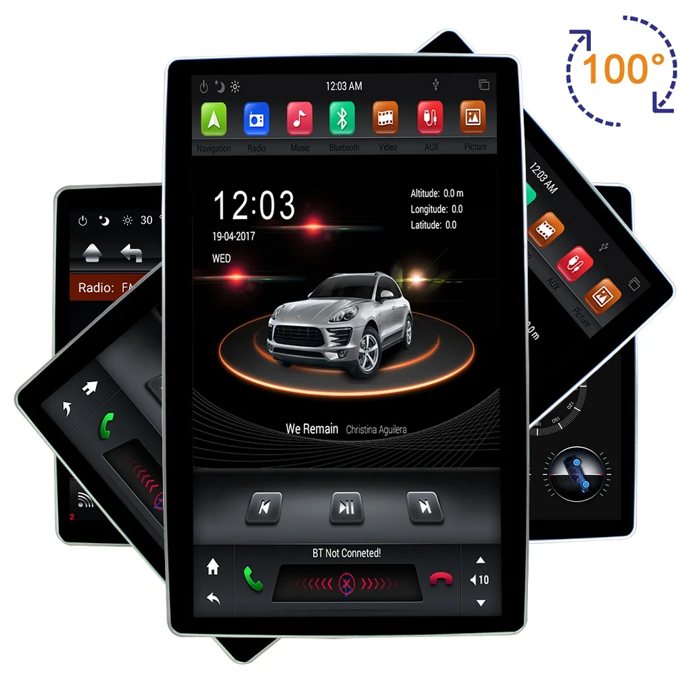 1920*1080 ips Экран 2 din 12," 6-Core Android 9,0 универсальный автомобильный dvd плеер радио gps Bluetooth 5,0 WI-FI легко подключить 4 Гб+ 32 ГБ