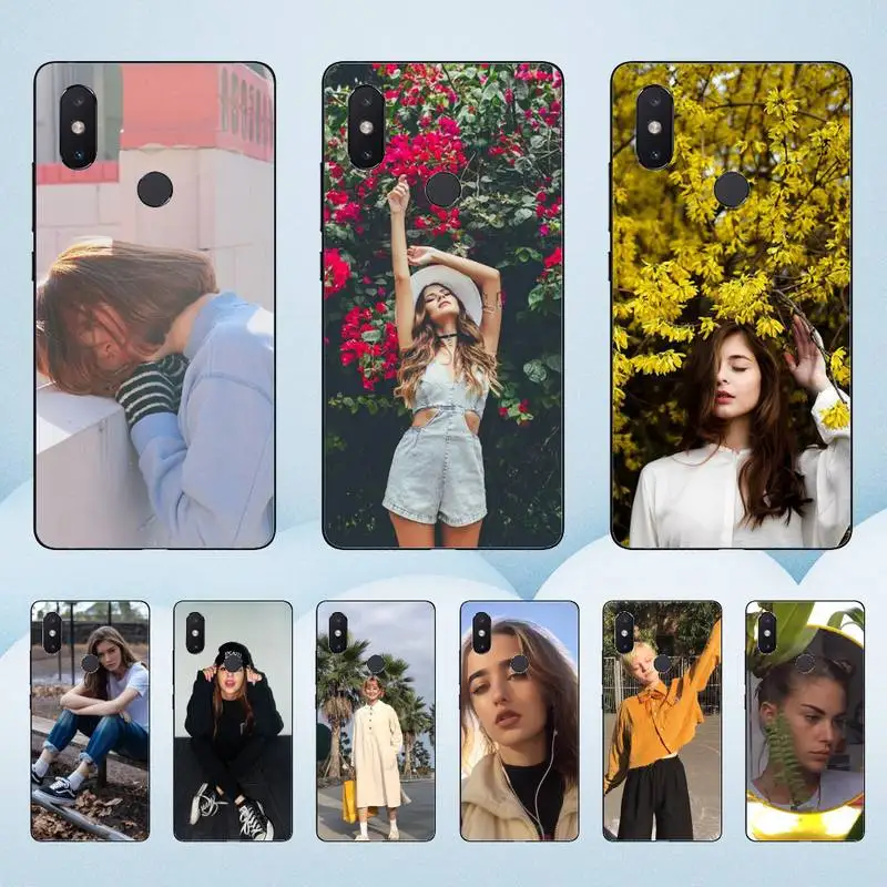

Fashion Beautiful Girl Flower Phone Case For Xiaomi Mi 10 5 6 A2 A2lite A1 9 9SE 8Lite 8explorer Pocophone F1 Fundas Cove
