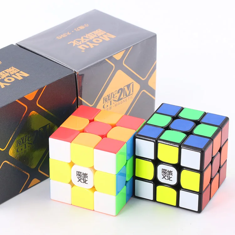 Лучший MoYu Weilong GTS V2 M Магнитный 3x3x3 GTS2M магический куб профессиональный WCA GTS2 3x3