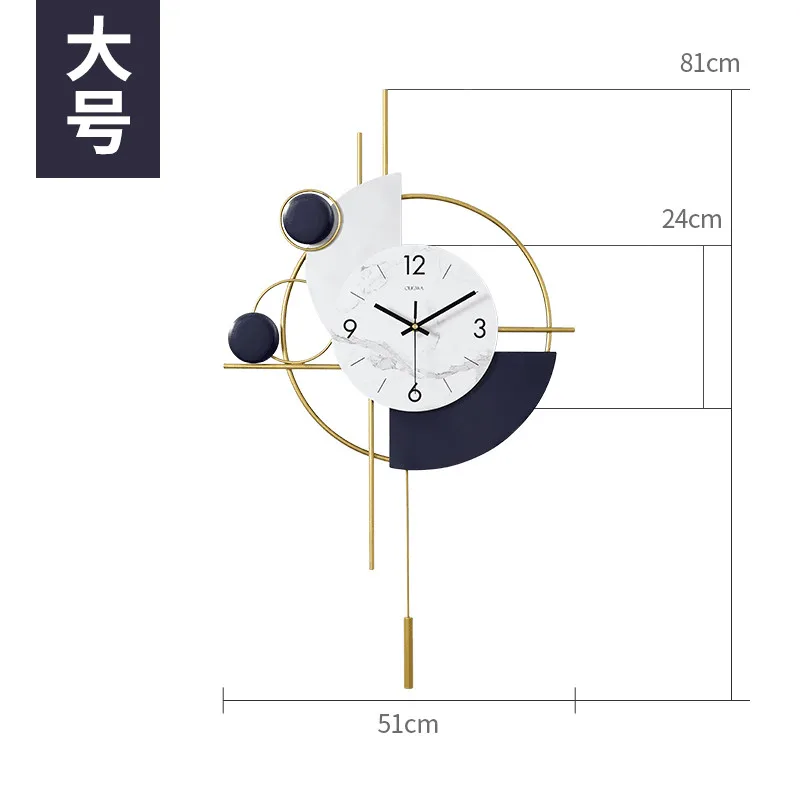 

Digital Smart Nordic Wall Clock Modern Design Black Home Large Wall Clock Vintage Decorative Reloj De Pared Wall Clock BE50GZ