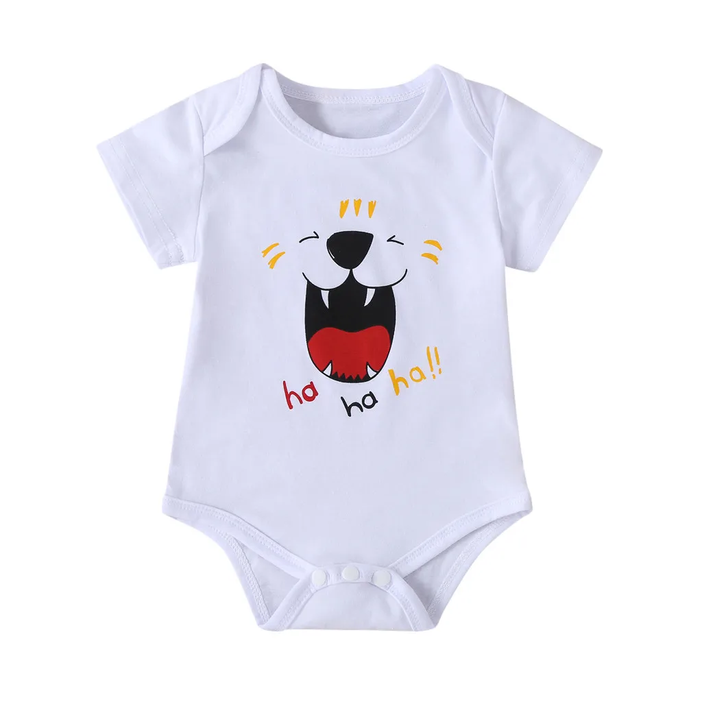 LONSANT/Летний комбинезон для маленьких мальчиков и девочек с рисунком собаки