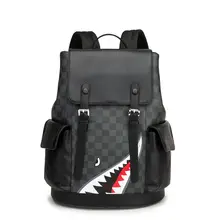 2021 Large Capacity Fashion Backpacks Shark Mens Shoulder Backpack Bags Multifunction Men Laptop Backpacks Schoolbag